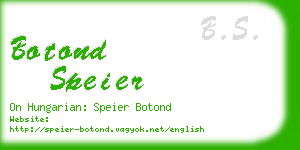 botond speier business card